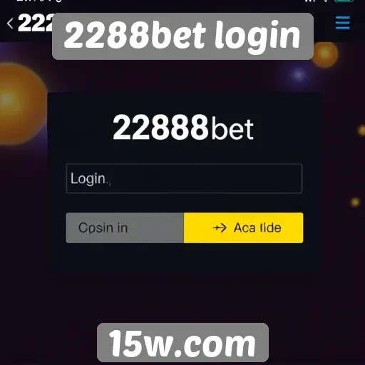 Passo a passo para acessar 2288bet login